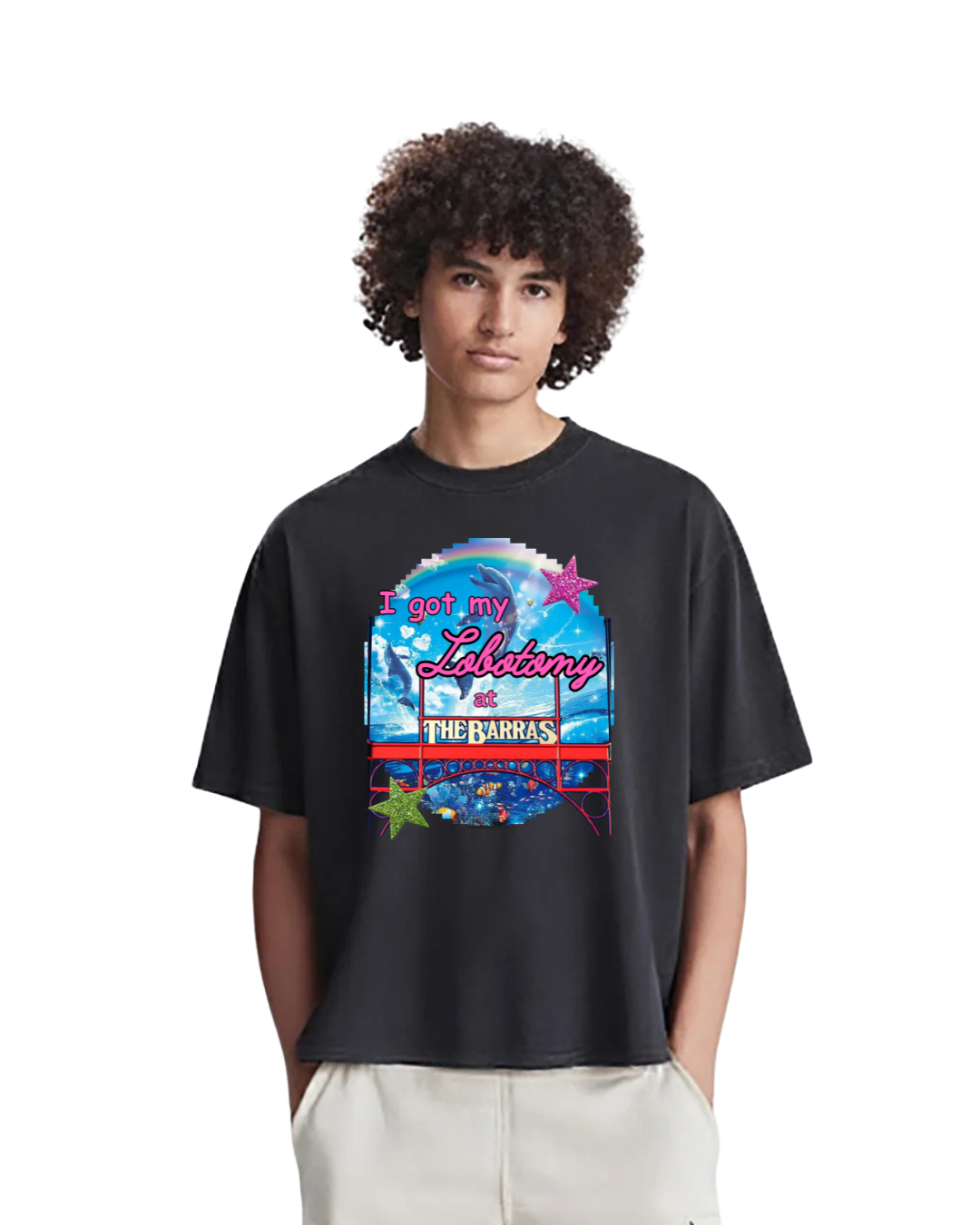 I Got My Lobotomy at The Barras Boxy Crop Tee