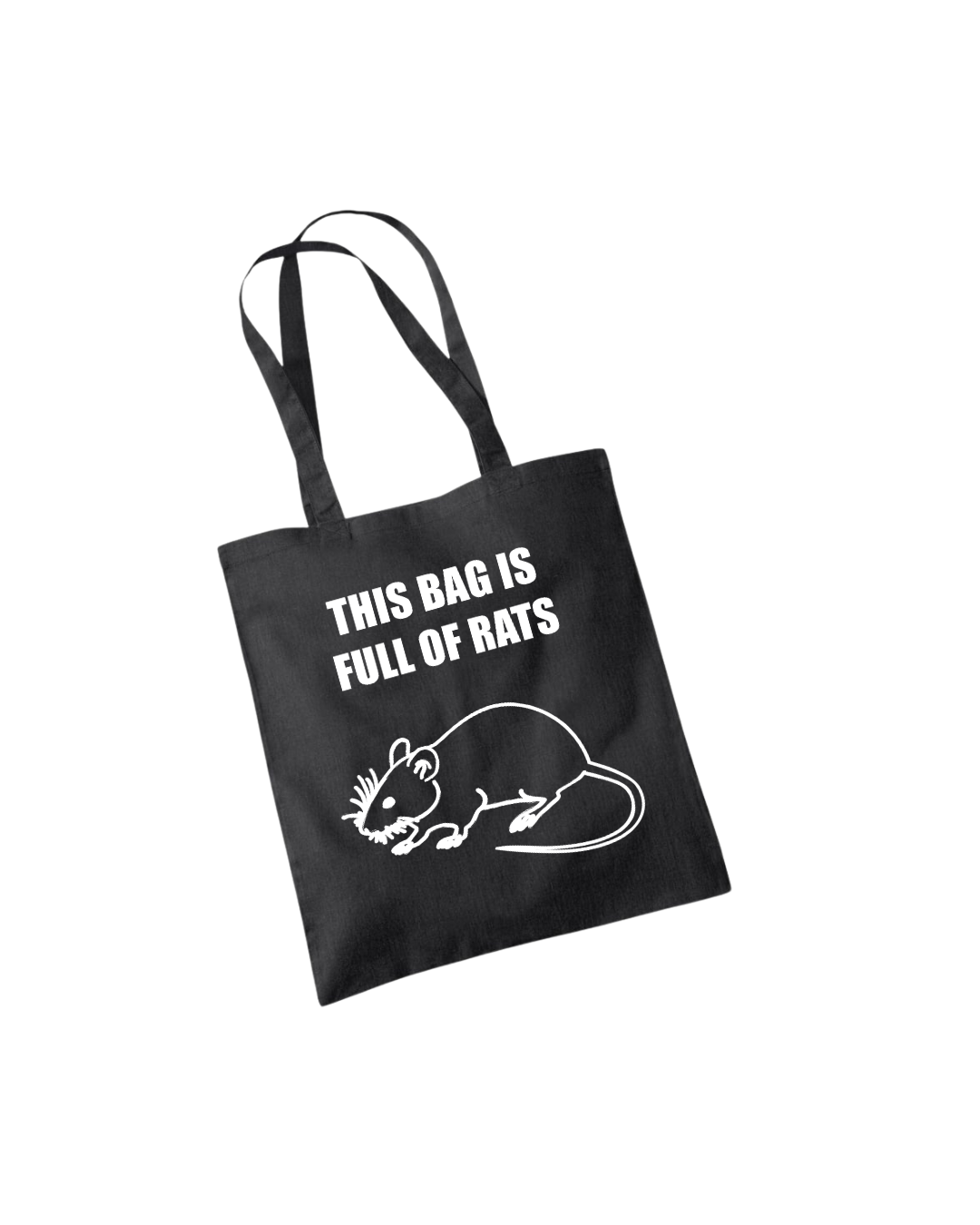 This Bag Is Full Of Rats - Black