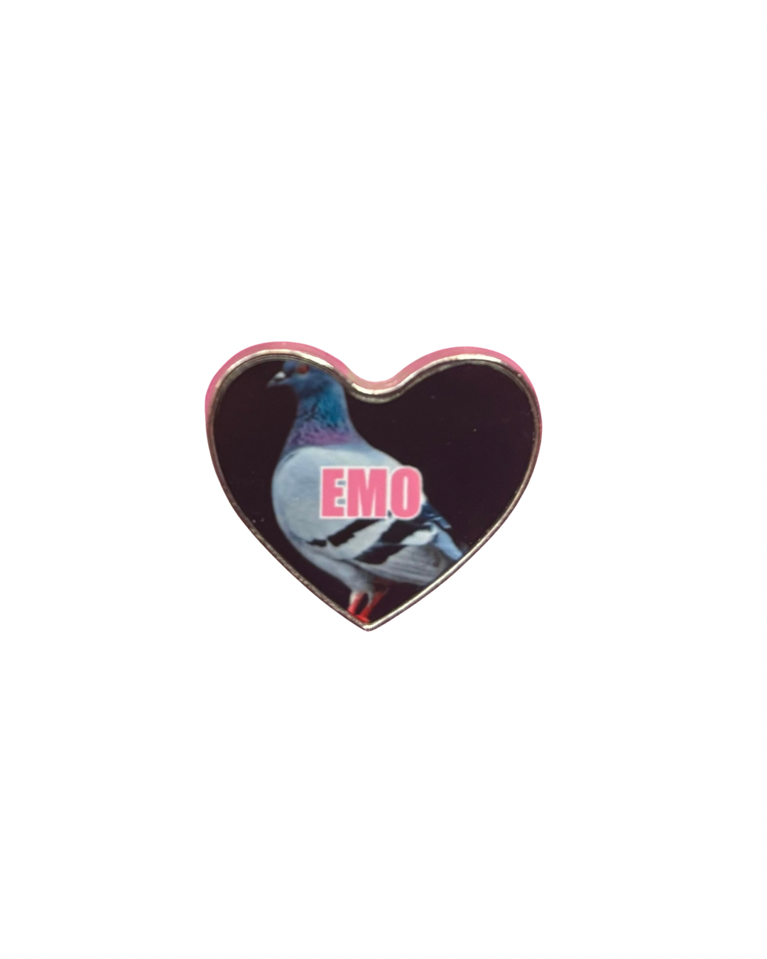 Emo Pigeon Enamel Pin