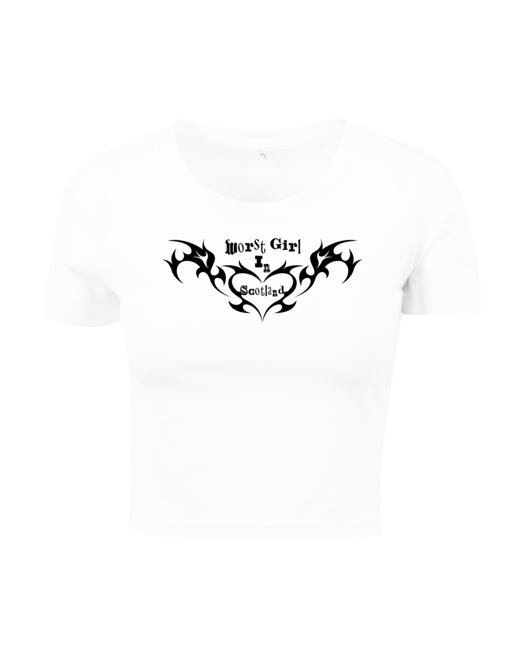 Worst Girl In Scotland Crop Tee