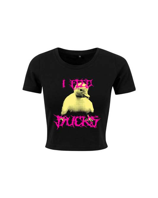 I Feed Ducks Crop Top