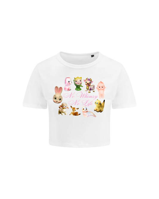 No Whimsy No Life Crop Tee