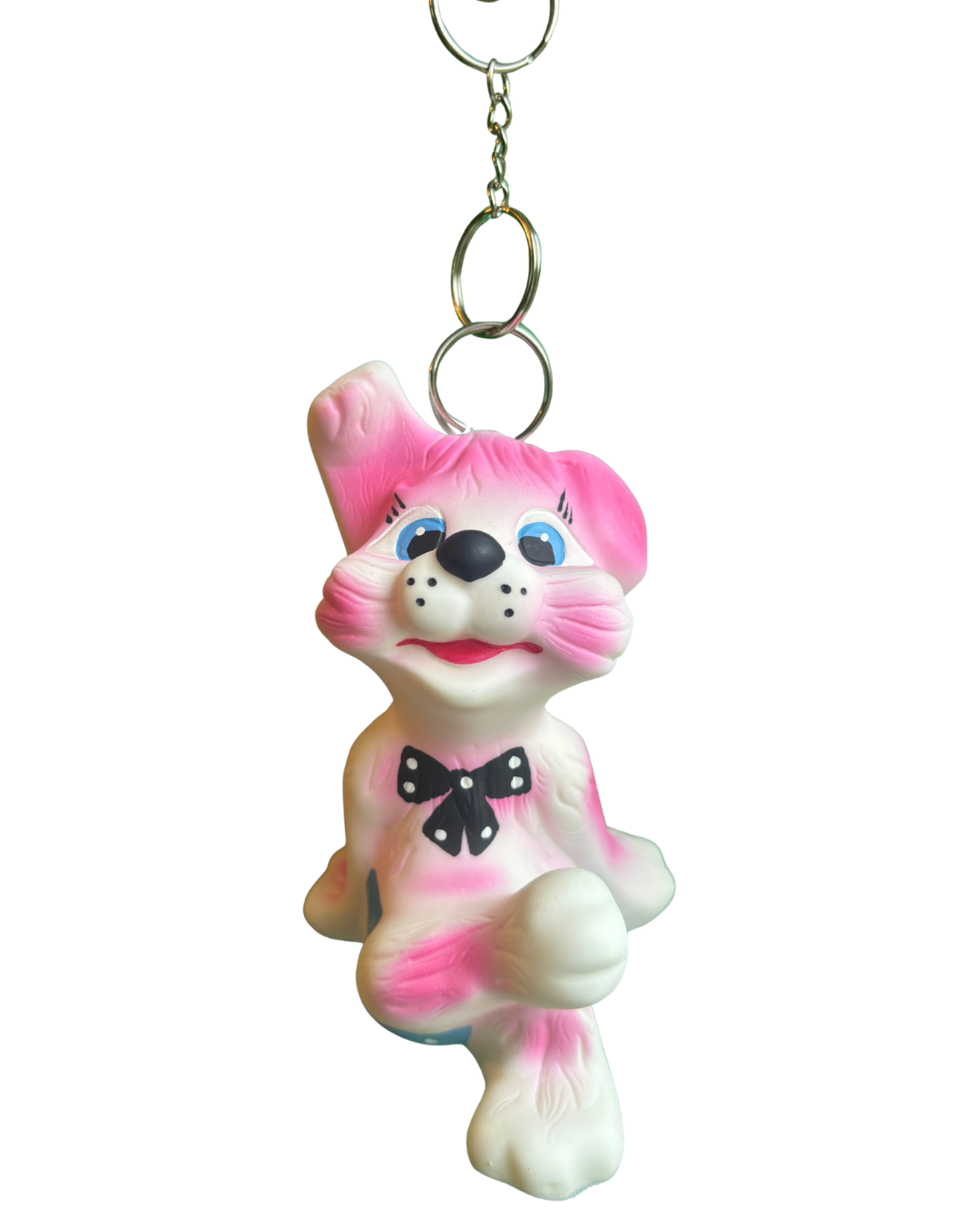 Large Kitsch Dog Bag Charm Key Ring
