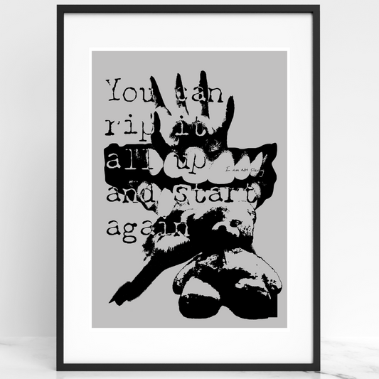 Rip It Up A4 Print