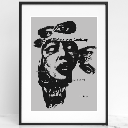 Looking & Laughing A4 Print