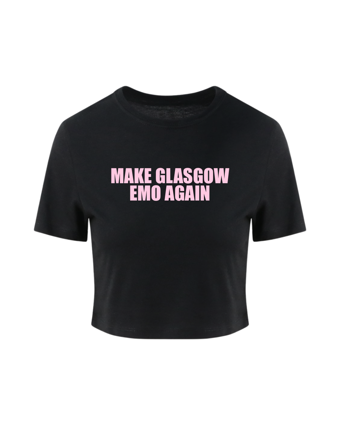 Make Glasgow Emo Again Crop Tee