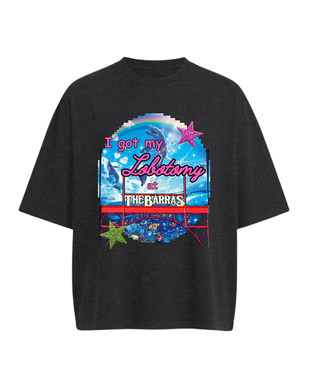 I Got My Lobotomy at The Barras Boxy Crop Tee