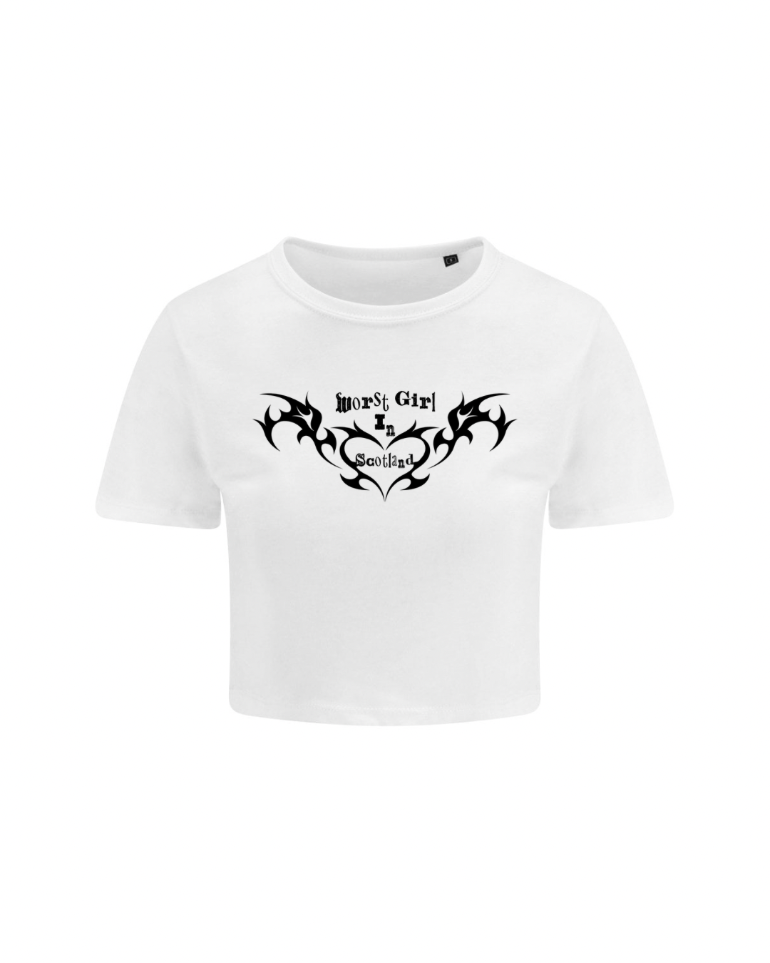 Worst Girl In Scotland Crop Tee