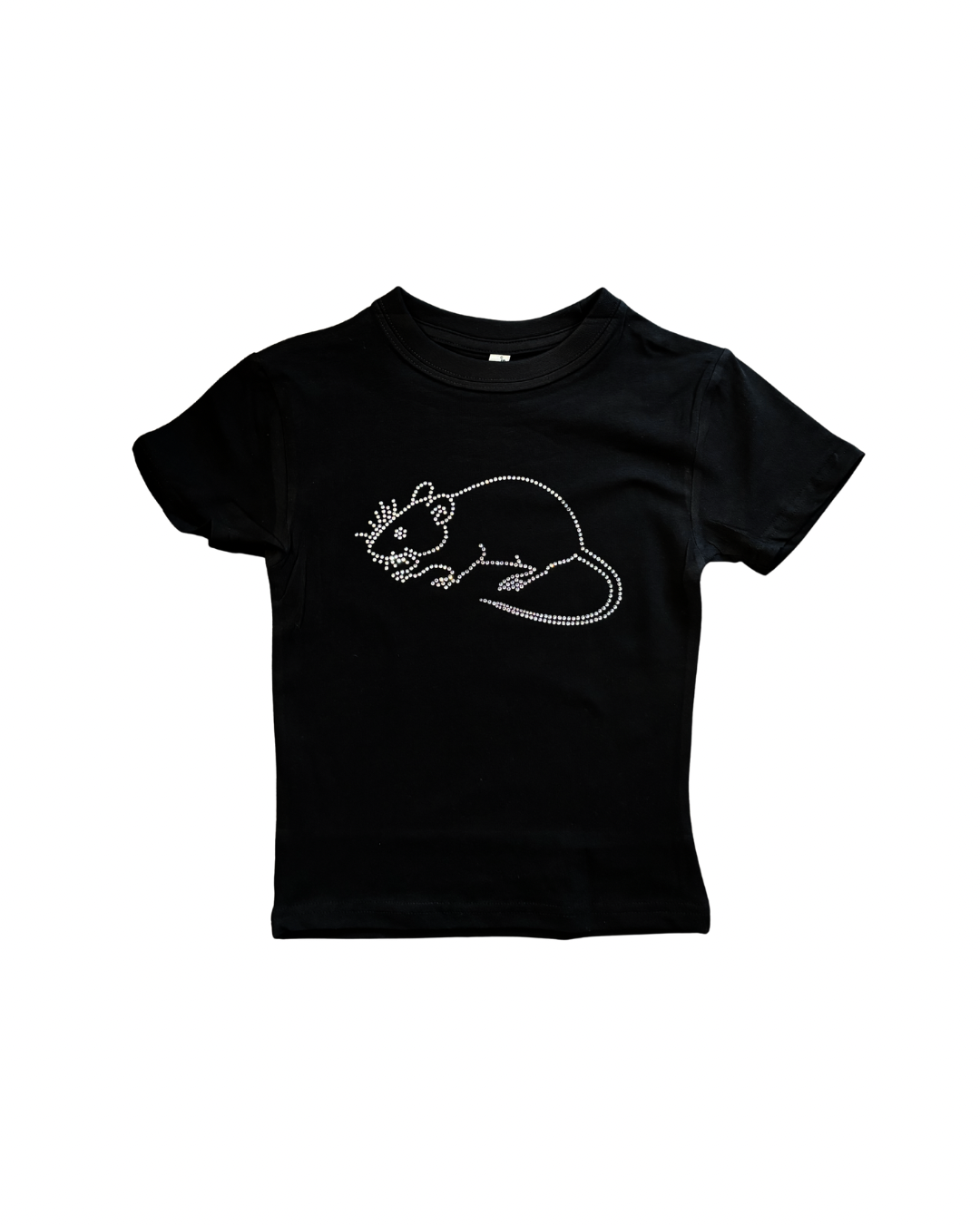 Rhinestone Rat Baby Tee