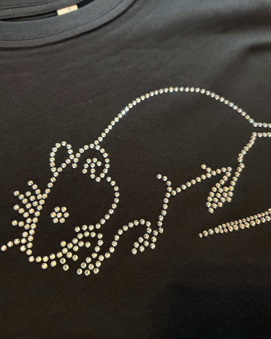 Rhinestone Rat Baby Tee