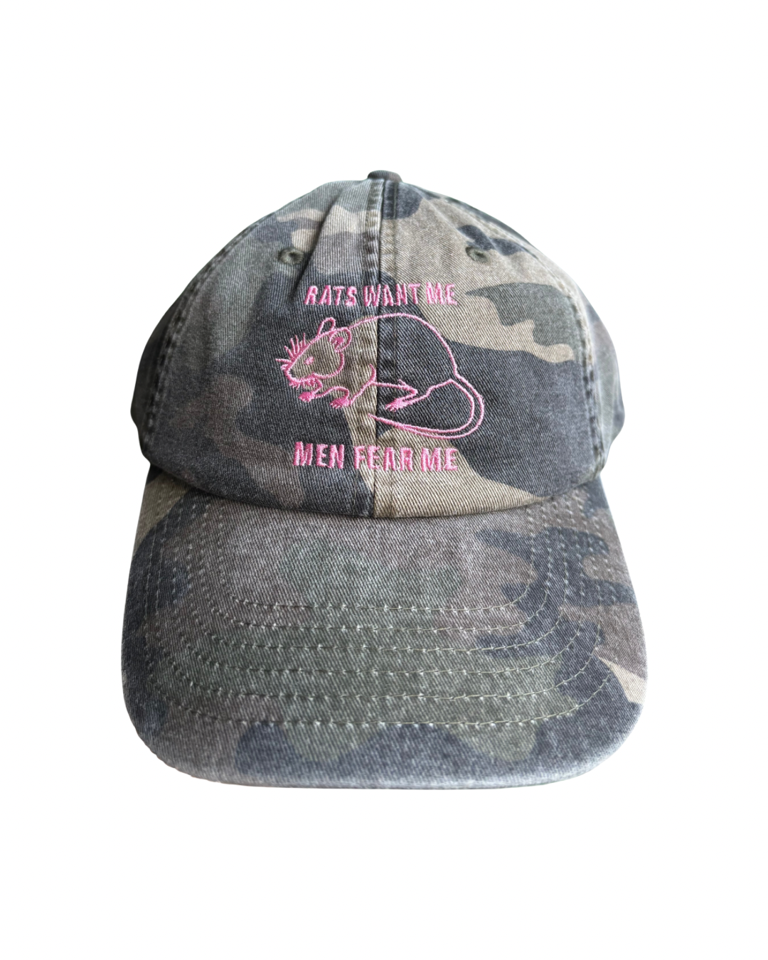 Rats Want Me Embroidered Cap